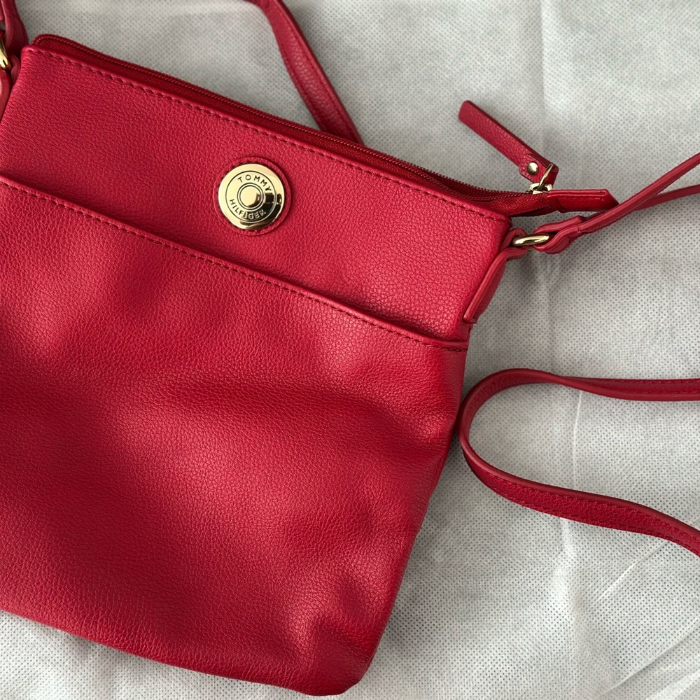 Red Tommy Hilfiger Crossbody Bag